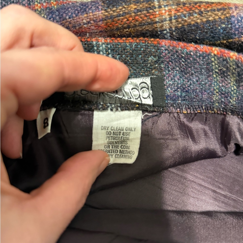 Vintage Breckenridge Quarter-pleated wool skirt - Picture 6 of 7